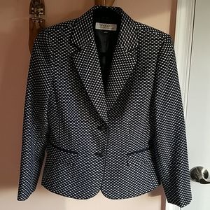 NEW Tahari Navy/White Blazer/Jacket